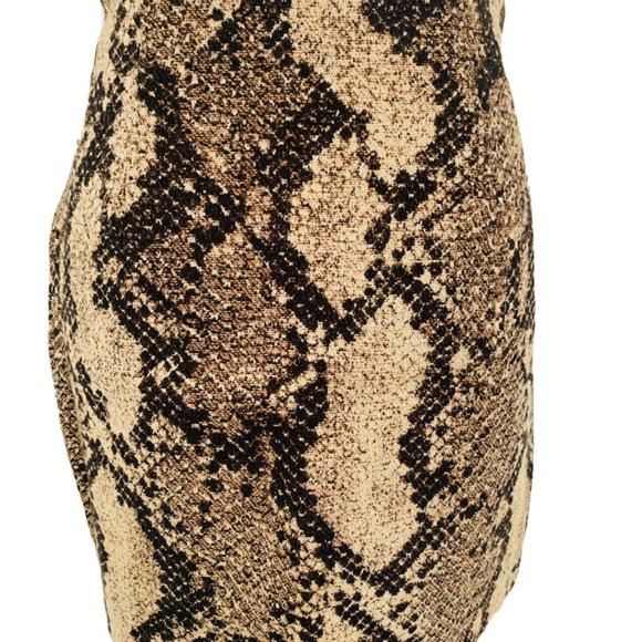 H&M Snakeskin Print Short Mini Skirt 4 - Picture 4 of 7
